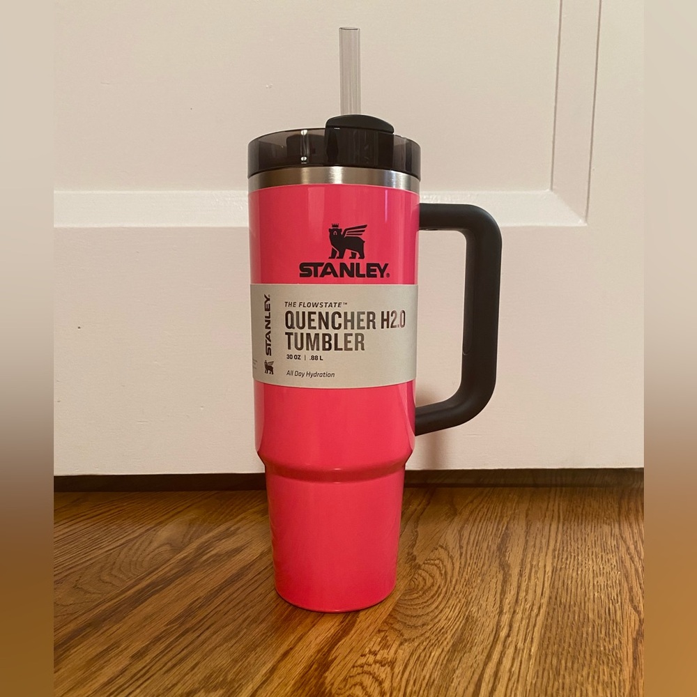NWT Neon Pink 30oz limited edition Stanley Tumbler